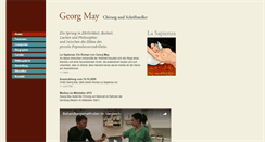 Desktop Screenshot of georg-may.de