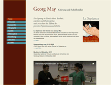 Tablet Screenshot of georg-may.de